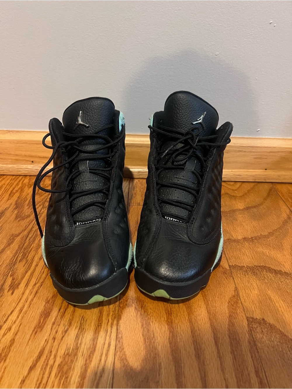 Air Jordan 13 Retro Island Green Sz.7 Teal /Black
